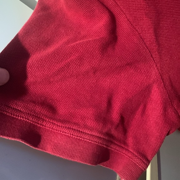 Stylish Ruby Red 100% Soft Cotton Polo from Black Brown 1826 SZ Large 🔥 - Picture 7 of 9